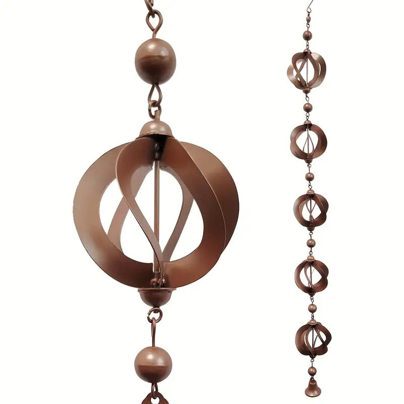 Curly Flow Rain Chain - Purefall
