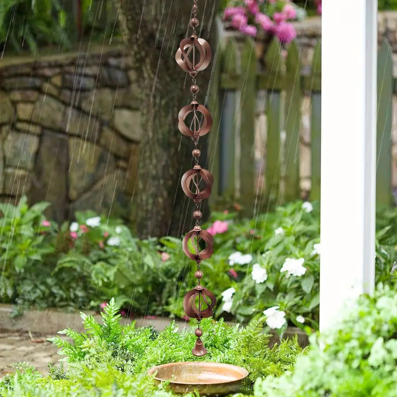 Curly Flow Rain Chain - Purefall