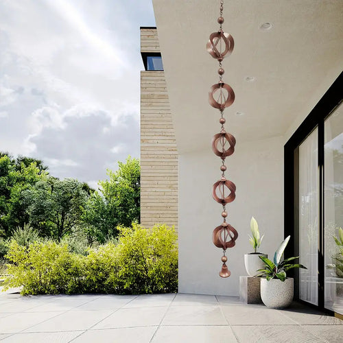 Curly Flow Rain Chain - Purefall
