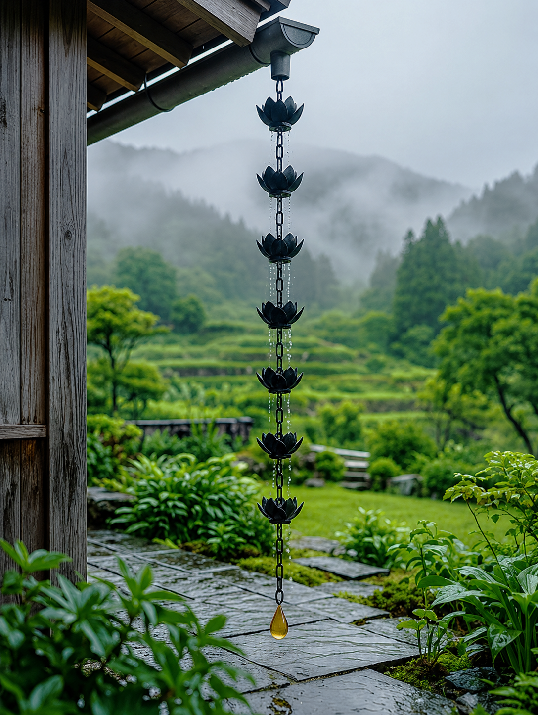 Lotus Rain Chain - Purefall